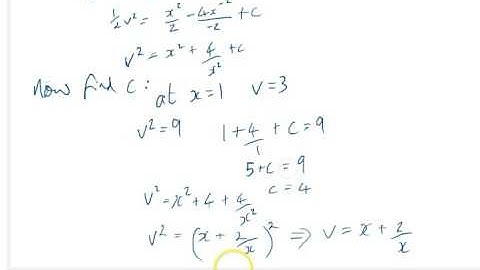 Examples of Calculus of particles moving in a straight line with acceleration that varies with dista