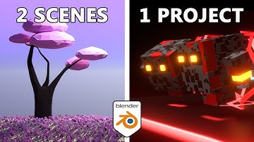 ✅Multiple Scenes in 1 File📁 Blender Tutorial