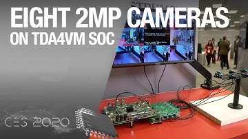 Jacinto 7 Eight 2MP Cameras on TDA4VM SoC