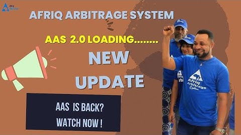 AAS IS BACK AND 100 💯 DONE? LISTEN TO WHAT THE CEO, JESAM MICHAEL HAS TO SAY, AFRIQ ARBITRAGE SYSTEM
