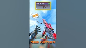 NEW* FREE M4 - RED ACTION 😍 in CODM