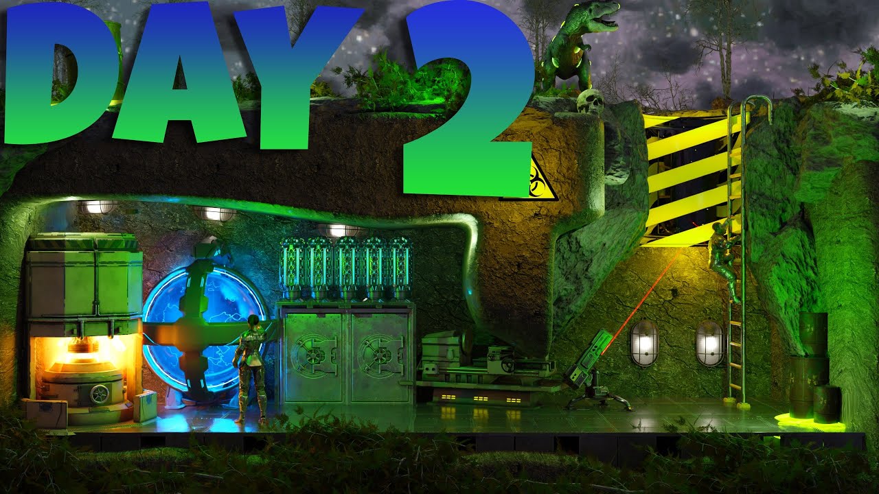 How a 20,000-Hour Duo Fortified The NUCLEAR BUNKER VS 1700 Players - Ark PvP