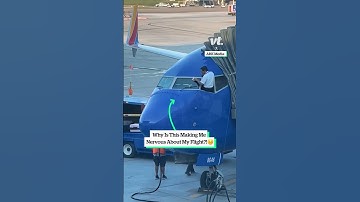 Why is this making me nervous about my flight?! 🫣