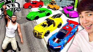 ROBANDO COCHES MILLONARIOS DE LEGO EN GTA 5! Grand Theft Auto V - GTA V Mods