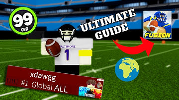 How To Get Global in EVERY POSITION! | Football Fusion 2