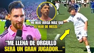 😱¡MADRE MÍA! ¡MIRA LA REACCIÓN DE MESSI Y LUIS SUÁREZ AL VER A SUS HIJOS HACIENDO ESTO EN EL CAMPO!