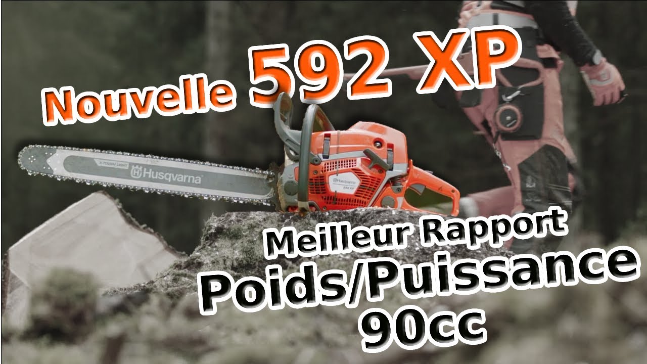 592 XP - Lancement de la Nouvelle Tronçonneuse 90cc Husqvarna