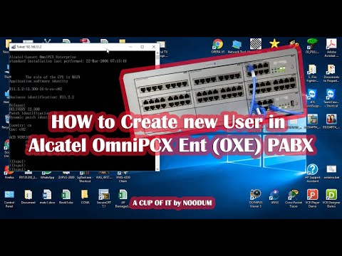 PBX Mitel : How to Creating & Registering new User in Alcatel OmniPCX Ent (OXE) | by Noodum