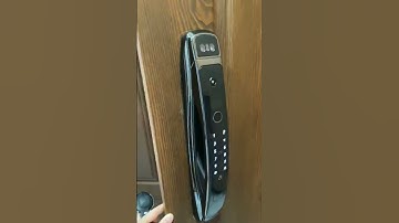 Khóa vân tay cửa gỗ nhận diện khuôn mặt 3d #shorts #smartlock