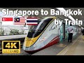 Singapore to Bangkok by train via Malaysia Kuala Lumpur and Penang - cross border journey