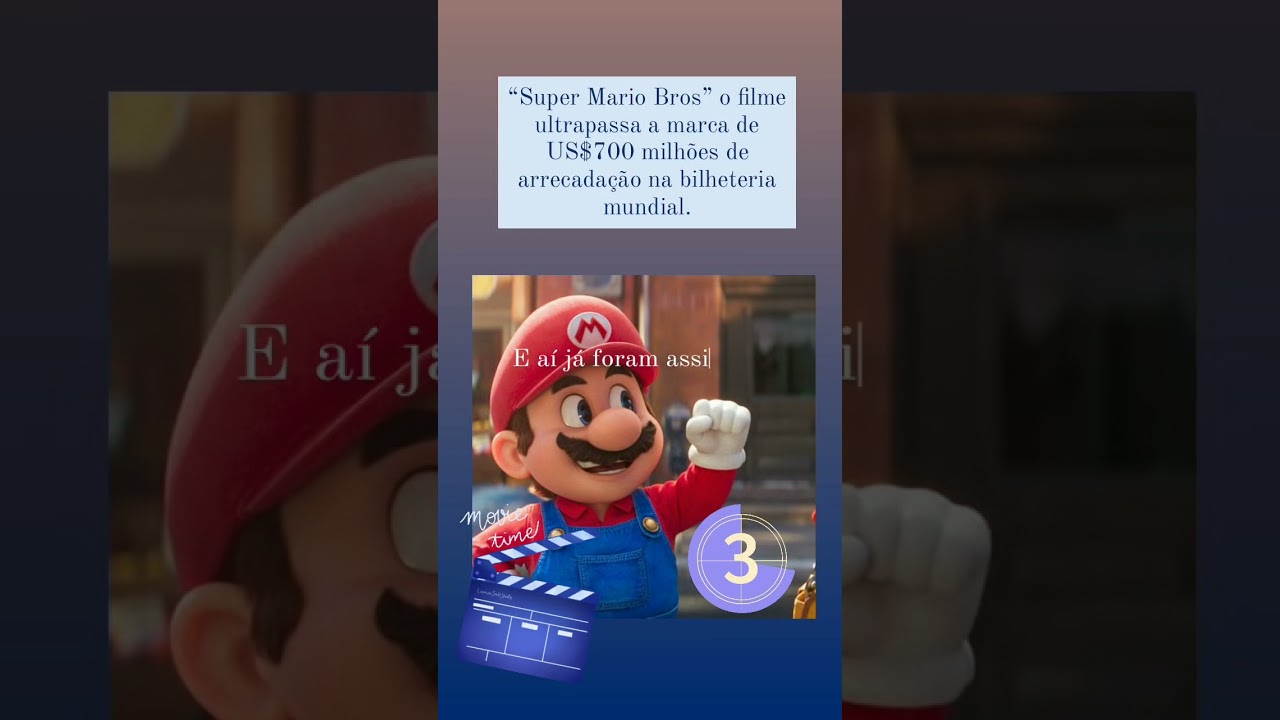 Super Mario Bros lidera bilheterias com quase US$ 700 milhões em todo o  mundo