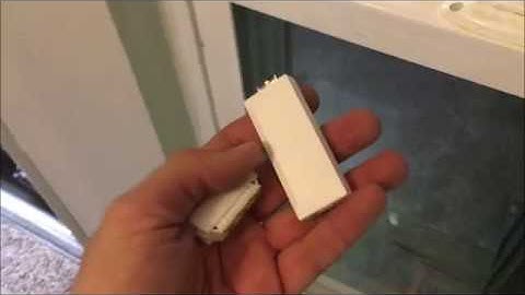 Double Hung Window Alarm Sensor Magnet Contact SOLUTION? LifeShield Alarm System
