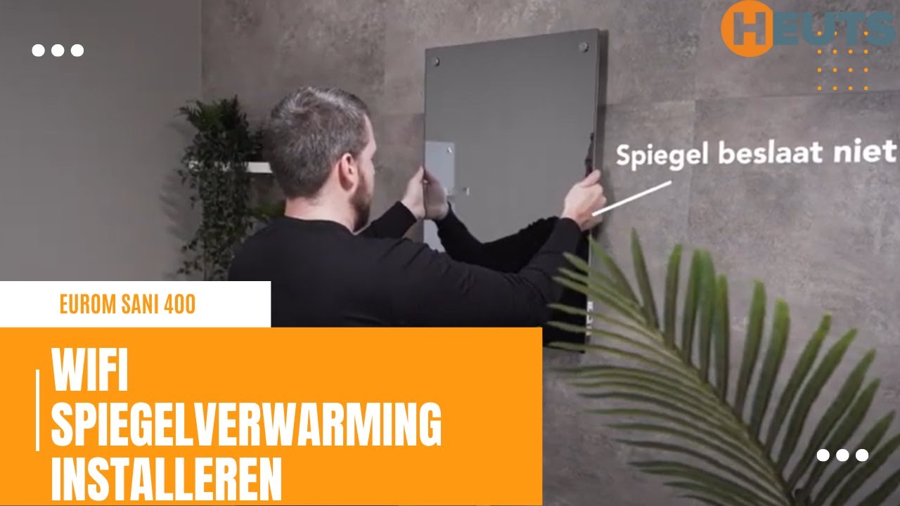 Eurom Sani 600 Mirror Wifi Verwarmingspaneel Nl - Youtube