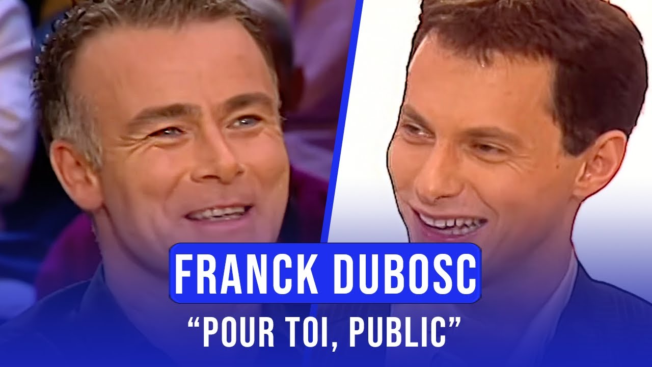 "Pour toi, public" : Le mythique spectacle de Franck Dubosc (ONPP