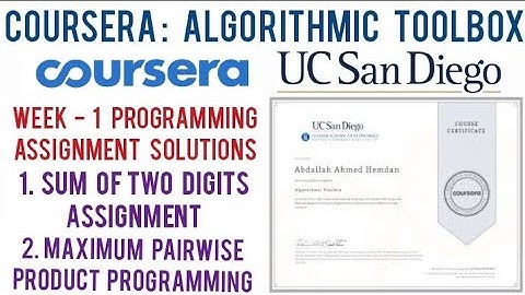 Algorithmic Toolbox Coursera Quiz Answers & Assignment Solutions Maximum Pairwise Product Assignment