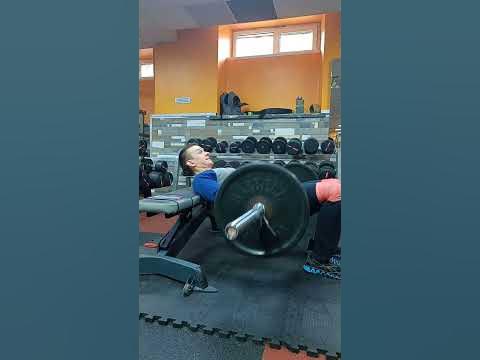 ягодичный мостик со штангой, 50кг - YouTube