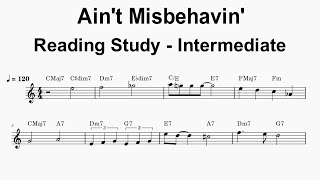 Sight Reading Practice - Ain't Misbehavin' - Intermediate