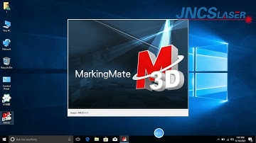 How to install MM3D software? 3D Dynamic focusing laser marking machine for cups jncslaser
