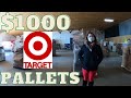 I spent $1000 on Target Liquidation Pallets