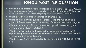 Mcs -012 Important question | YouTube Gurukul