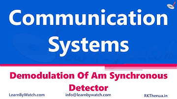 Demodulation of AM Synchronous Detector | Hindi/Urdu | Communication System by Raj Kumar Thenua