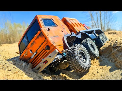 RC TRUCK KAMAZ 8x8 - Action Sand OFF Road