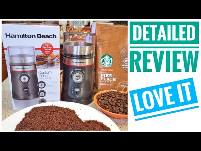 Hamilton Beach Fresh Grind Electric Coffee Grinder Review