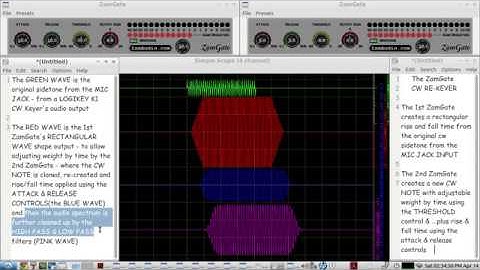 The ZamGate CW RE-Keyer - a software CW KEYER you can "key" by hardware OR software