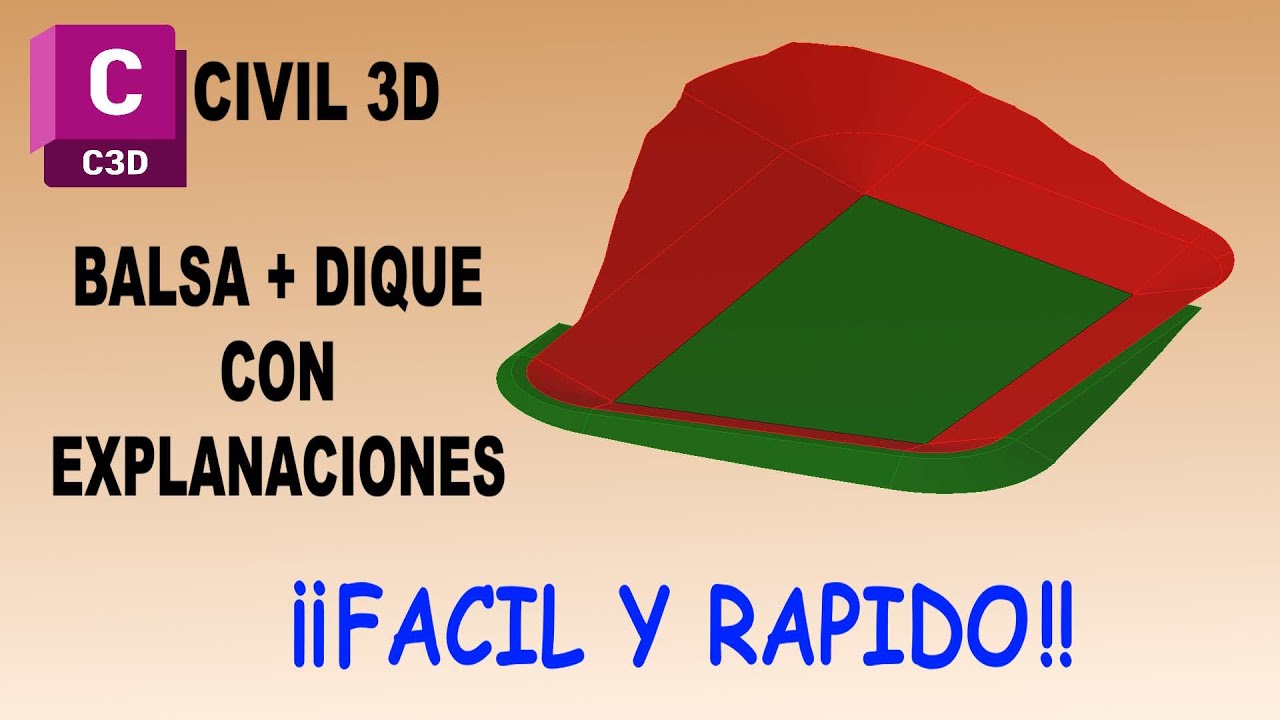 Balsa en Civil 3d con explanaciones