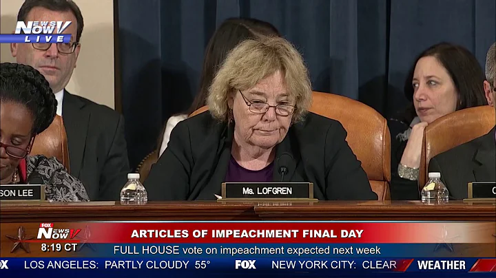 PART 1: Articles of Impeachment Markup Day 2 for President Donald J. Trump