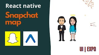 🔴 SnapChat Map in React Native Expo | react native maps | UI Design
