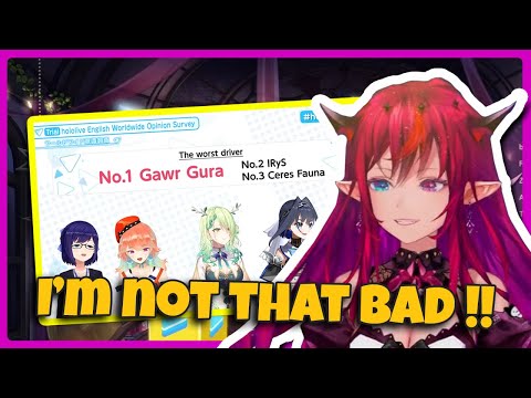 IRyS refuses to be the second worst driver【Hololive EN Sub】