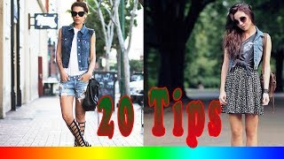 20 Style Tips On How To Wear Denim Vests