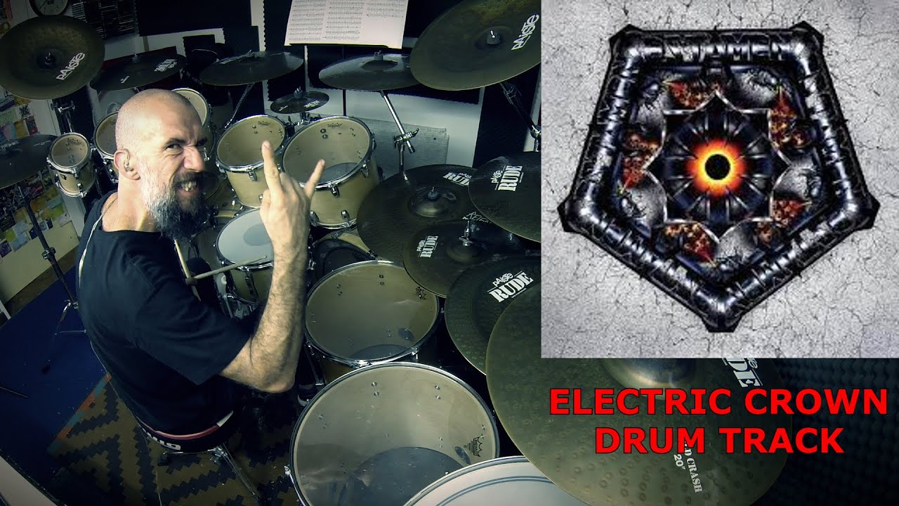 Testament Electric Crown DRUM TRACK by Edo Sala YouTube