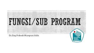 [DKP 10] Fungsi dan Error Handling pada C++