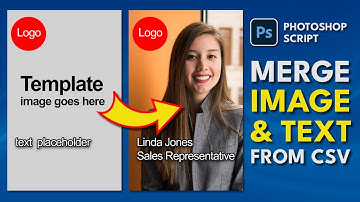 Photoshop Script Image And Text From CSV