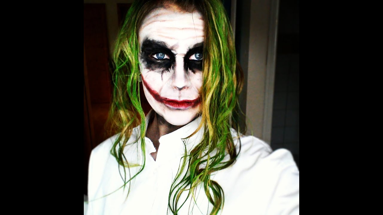 Joker Dark Knight Makeup Tutorial GERMAN YouTube