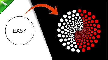 How To Create Dotted Spiral Vortex | CorelDraw Tutorial