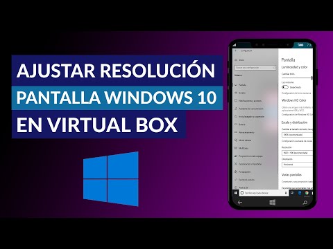 Cómo Ajustar Resolución de Pantalla de Windows 10 en VirtualBox