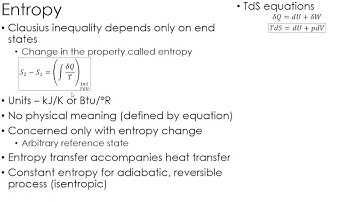 Thermodynamics Lecture 17: Entropy
