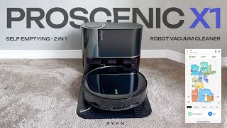 Proscenic Floobot X1 Robot Vacuum Cleaner Review: 3000PA, Self-Emptying & Sonic Mop- IS IT ANY GOOD? by Ryan iwk 8,791 views 11 months ago 16 minutes