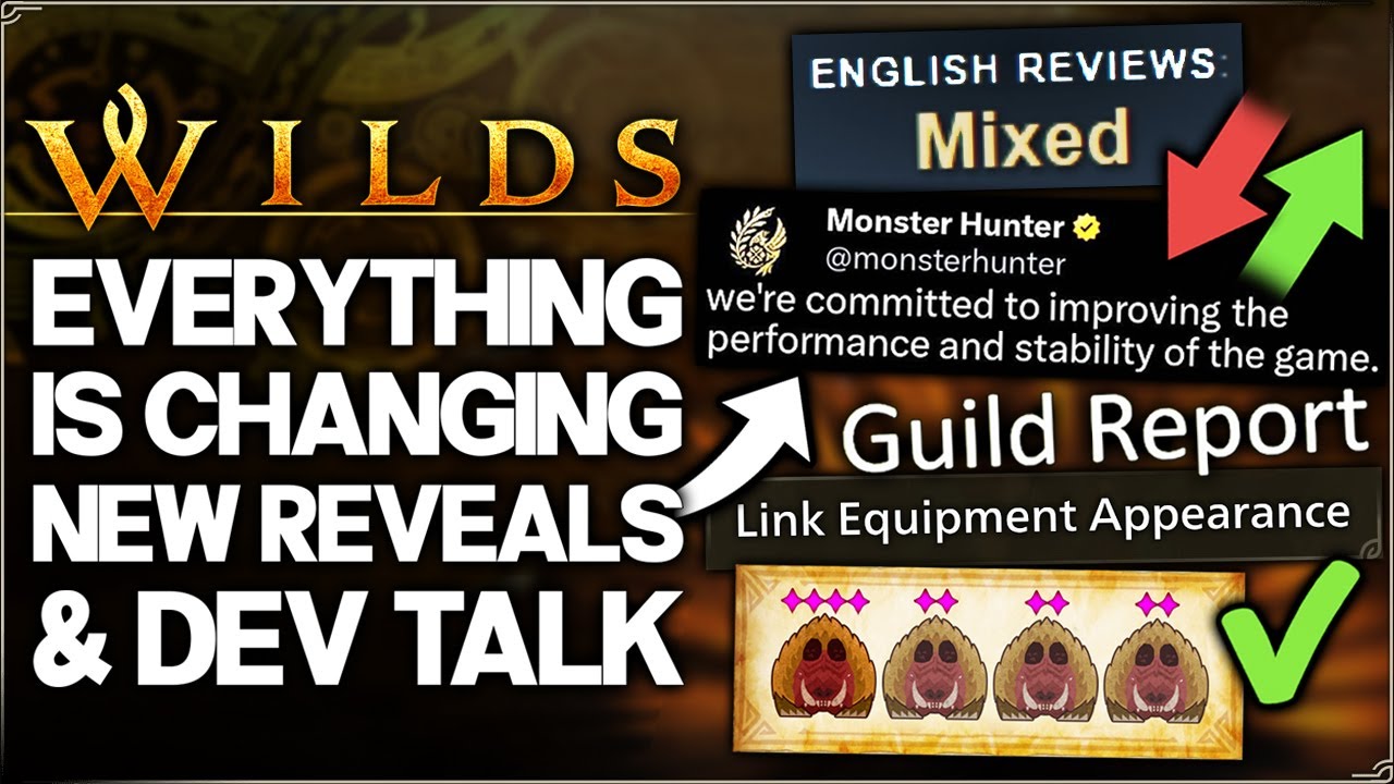 Monster Hunter Wilds - BIG Changes Are Coming - Title Update 3/4, Performance, Guild Reports & More!