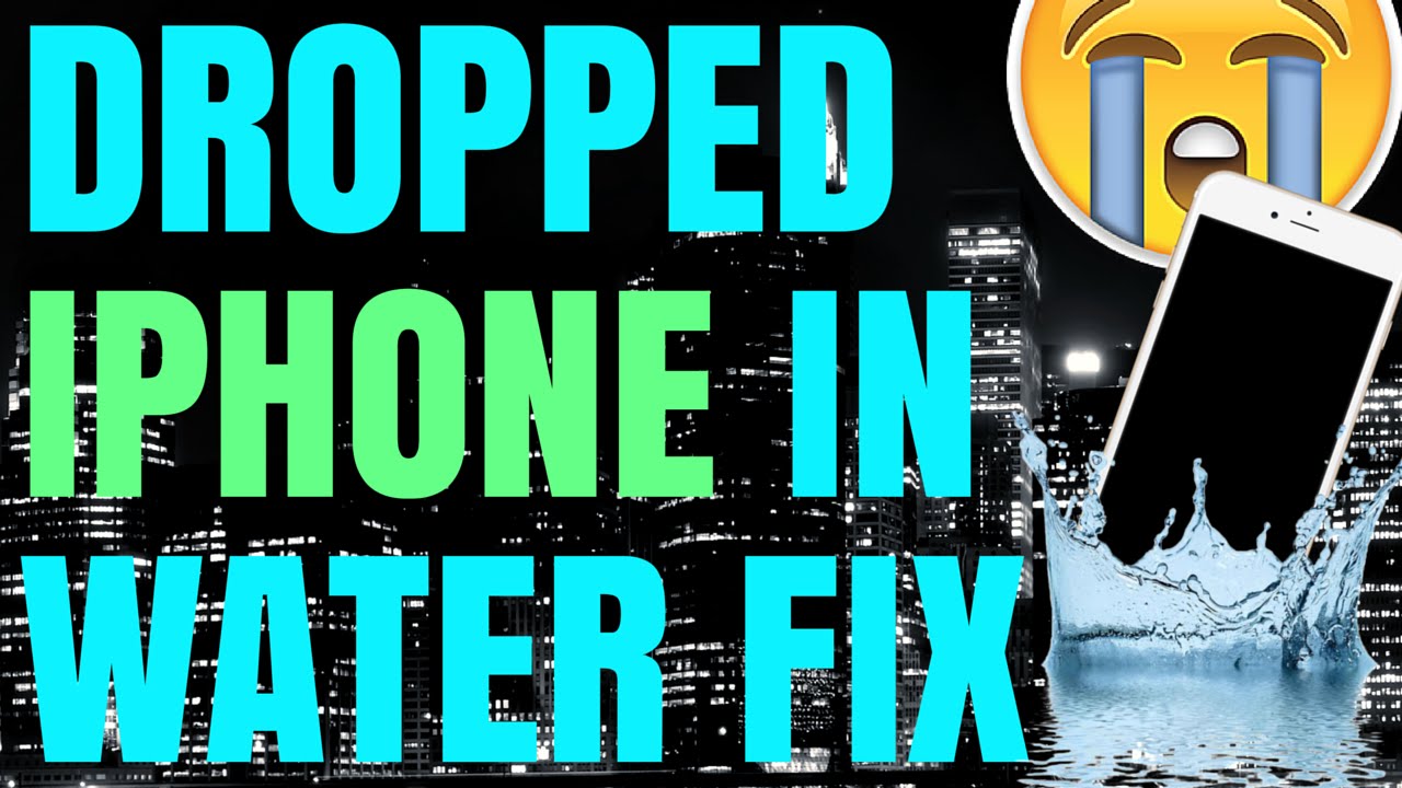 Dropped iPhone In Water! HOW TO FIX YouTube