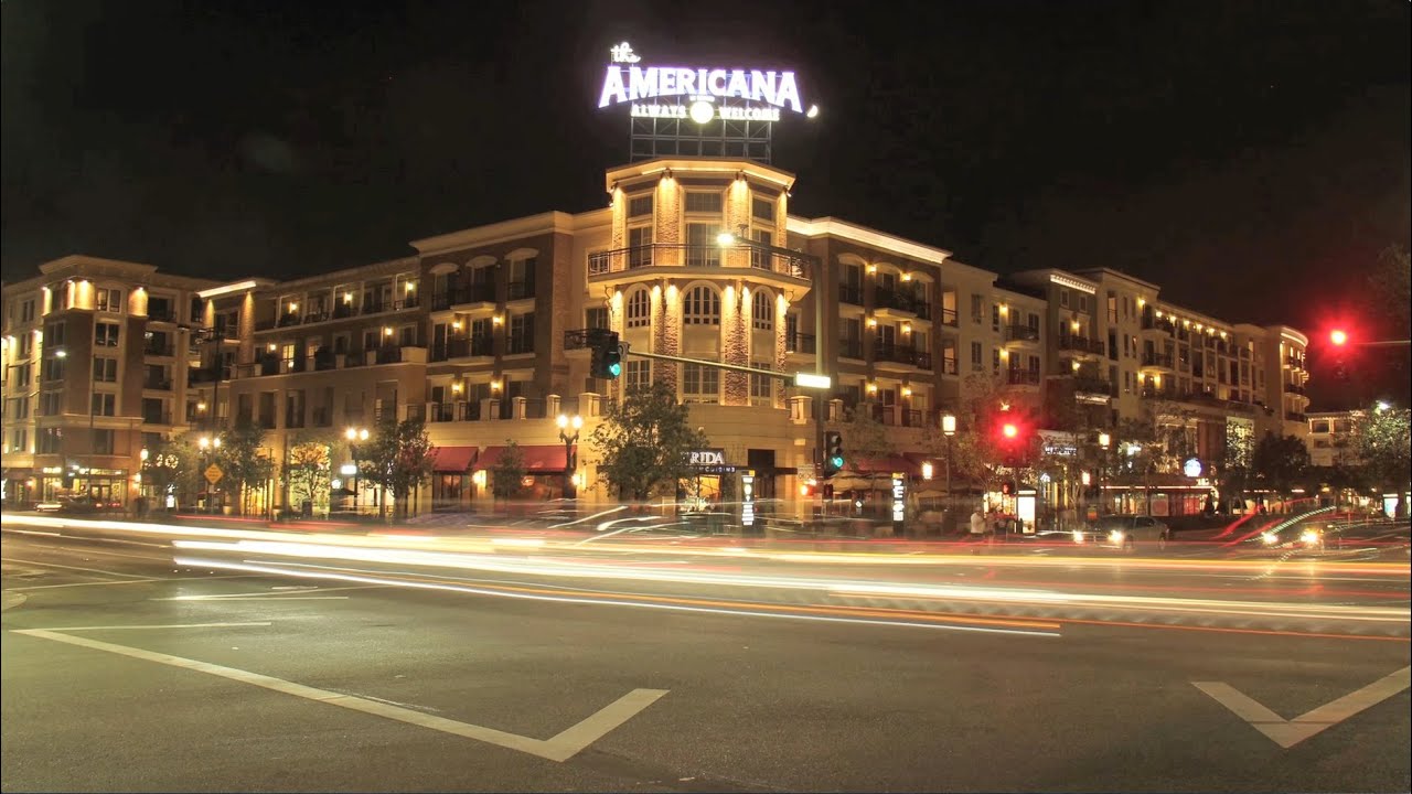 Timelapse at The Americana at Brand - Glendale, Ca - Canon ...