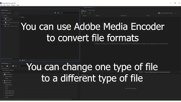 Basic Introduction to Adobe Media Encoder