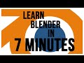 Learn Blender In 7 Minutes