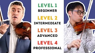 4 Levels of Violin Masterclass (Ft. Maxim Vengerov)