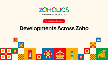 Developments Across Zoho: Suvish Viswanathan | Zoholics UK 2025