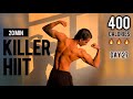 KILLER HIIT FULL BODY WORKOUT | TORCH 500 CALORIES IN 20 MIN (No Equipment, No Repeat)