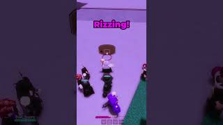 Trying rizz in TSB💀 #thestrongestbattlegrounds #roblox #tsbg